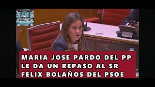 MARIA JOSE PARDO DEL PP LE DA UN REPASO AL SR BOLAÑOS DEL PSOE,#españa #libertaddeexpresión