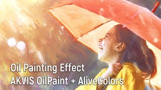 Как превратить фотографию в картину маслом (урок для AKVIS OilPaint + AliveColors)