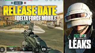 DELTA FORCE MOBILE RELEASE DATE | NEW STATE MOBILE UPCOMING SKIN LEAKS 🔥