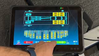 Truck Aligner Tablet Operation