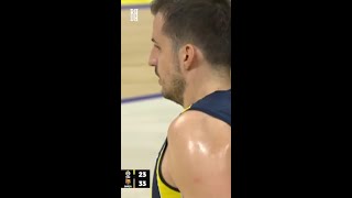 Wilbekin's Fenerbahce Wizardry Sets Up Bjelica's Easy Score and Foul!