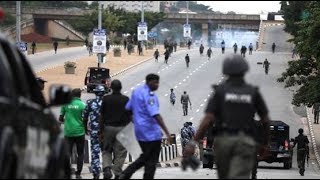 Happening Now: Pandemonium As Police Clash With Shiites in Abuja