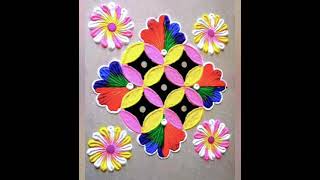 🌺rangoli design 🌈