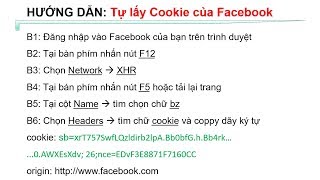 Hướng Dẫn Tự Lẫy Cookie Của Facebook Nhanh Và Dễ Làm Nhất