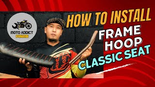 How to Install (Frame hoop & Classic Seat) for Kawasaki HdIII