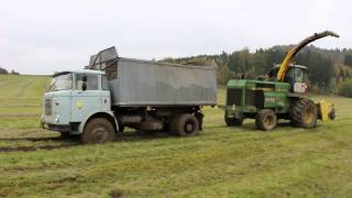 John Deere 6810 senáže 2014 a Liaz