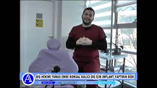 Diş Hekimi Yunus Emre Köksal Kalıcı Diş İçin İmplant Yaptırın Dedi