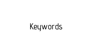 How to pronounce Keywords / Keywords pronunciation