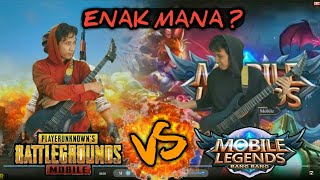 Theme Song PUBG Vs Mobile Legends Soundtrack Guitar Cover