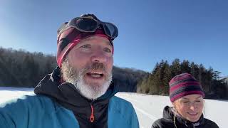 Beaver Pond cross country ski conversation! MLK weekend #prospectnordic #nordic #vermont #ski