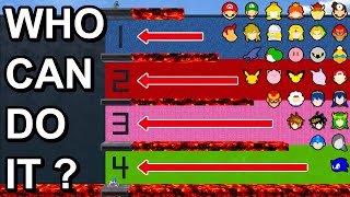 Who Can Make It? Lava Floor Tierlist - Super Smash Bros. Ultimate