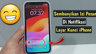 Cara Menyembunyikan Isi Notifikasi Di Layar Kunci iPhone