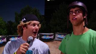 Gatorade Free Flow Tour - 2010 BMX Dirt Finals Highlights - Alex Landeros, Larry Edgar