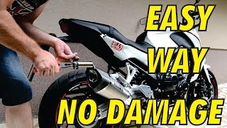 DIY How to remove DB Killer (Baffle / Silencer) on Yoshimura R11 exhaust