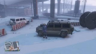 Using The Snapmatic Camera To Spot The Dubsta 2 In Winter Conditions