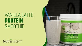 Vanilla Latte Protein Smoothie - Nutrisystem Recipe