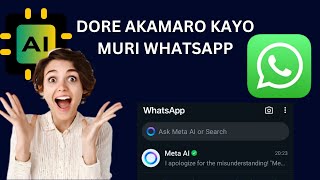 DORE ICYO IGUFASHA AI MURI WHATSAPP #AI#artificialintelligence #goviralwithAI #Ai #aiinwhatsapp