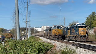 CSX ET44AH 3473 Leading G837-29 Meets Y152-02 Light Power on 11/2/24