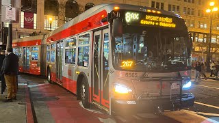 San Francisco MUNI 2016 New Flyer Xcelsior XDE60 6565 on route 8AX Bayshore A Express