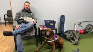 Dr. Dan and Lady the Chiro Canine grand opening special￼!!!