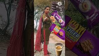 Tea ☕to nashta time,🍪Jim jam,Sunfeast,🥮tiger biscuit #YouTube#short video🫠🫠