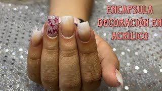 Encapsula decoración con acrílico + Baby Boomer