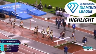 Serem Stuns El Bakkali In 3000m Steeplechase Diamond League 2024  highlight 2024 |