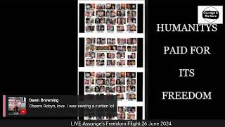 LIVE Assange's Freedom Flight 26 June 2024