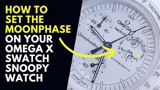 How to set the Moonphase on the Omega x Swatch Snoopy Watch