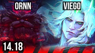 ORNN vs VIEGO (TOP) | 5/2/9, 500+ games | EUW Master | 14.18