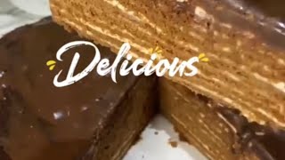 Шоколадный торт Спартак/Chocolate cake recipe/Spartak/