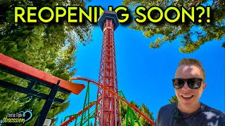 Big Updates at Six Flags Magic Mountain! Sky Tower Returning, Fright Fest & More!