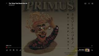 all my fav primus songs! credits to @officialprimus