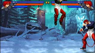 MUGEN STAGE UPDATED DEER IORI COMBO 100% DAMAGE