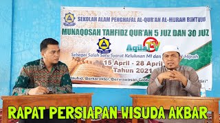 PERSIAPAN WISUDA AKBAR SAPA AL-HIJRAH BINTUJU