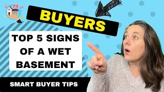 TOP 5 CLUES OF BASEMENT WATER for Home Buyers!