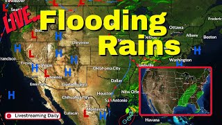 🔴Live: Flooding Rains & Severe Weather Coverage 11-10-24