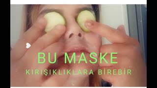 KIRIŞIKLIKLARA BİREBİR KABAK MASKESİ CİLDİ GERER PÜRÜZSÜZLÜK KATAR. BOTOKS ETKİLİ !!! EVDE YÜZ GERME