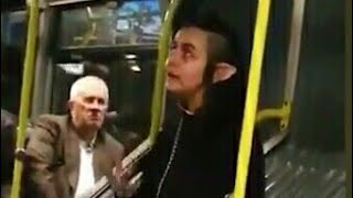 Metrobüse Binen ilginç Kadın Herkesi Şaşırttı COSPLAY