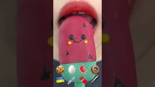 ASMR sesuai emoji 🍪☁️🍉🍩 @hobbyjajan10 #shorts  #satisfyingvideo #msbh13