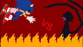 sonic exe vs (fnf) evil bf /corrupted bf (stick nodes)