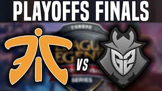 FNC vs G2 - Game 1 - EU LCS Spring Playoffs Final - Fnatic vs G2 Esports G1 EU LCS Playoffs Finals