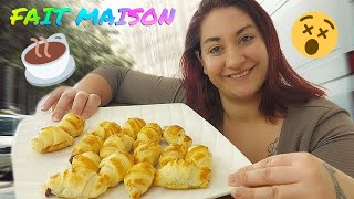 RECETTE FACILE / MINI CROISSANT AU CHOCOLAT 🥐🍫