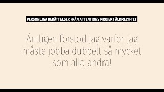 Äntligen förstod jag varför jag måste jobba dubbelt så mycket som alla andra!