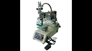 Rocker screen printing machine, small flat screen printing machine