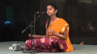 Shankari Ravithas Singing "Srinivasa Tiruvenkata" at Sivan Fine Arts Academy Detroit