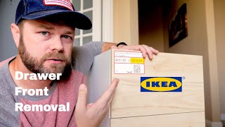 How to Remove an IKEA Drawer Front | DIY IKEA Hack