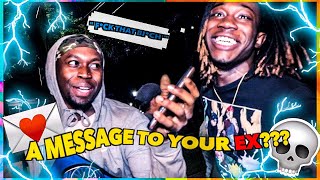 A MESSAGE TO YOUR EX ?💌🖕🏾💀 | PUBLIC INTERVIEW AT UVA  * GOES VIOLENT *