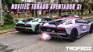 Novitec Torado Pastel Purple Aventador S with Armytrix Exhaust!