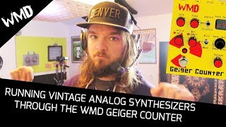 Running Vintage Analog Synthesizers through the WMD Geiger Counter